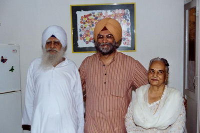 With my parents Giani Gurdit Singh and Mrs Inderjit Kaur