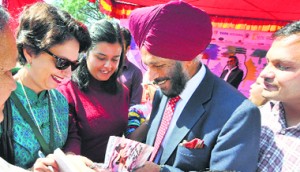 SPRINTER'S SAGA: Ace athlete Milkha Singh’s autobiography created a buzz at the Khushwant Singh Literary Festival in Kasauli.