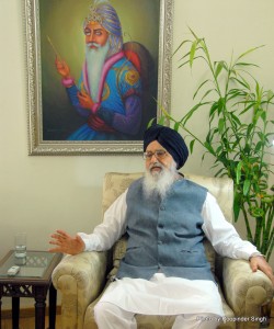 Punjab Chief Minister Parkash Singh Badal PHOTO © ROOPINDER SINGH